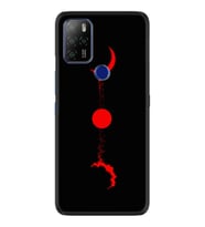Omix X300 X500 X400 X600 X700 Kılıf Desemli Silikon Red Moon 1710