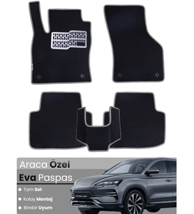 Byd Seal U Dm-i Uyumlu EVA Paspas Tam Set – Araca Özel Tasarım, Su Geçirmez, Hızlı ve Kolay Montaj