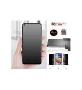 Tecno Spark 5 Mat Hayalet Privacy Tam Kaplayan Kırılmaz Cam Seramik Nano Ekran Koruyucu