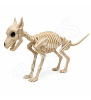 Cadılar Bayramı Korku Temalı İskelet Köpek Figürü 44cm