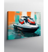 Kanvas Tablo Jet Ski Tasarımı