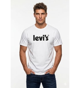 Erkek Relaxed Fit Beyaz Tshirt