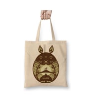 Totoro Anime Beyaz Bez Çanta Uzun Saplı Alışveriş Çantası Plaj Çantası