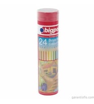 BİGPOİNT BP 941 Metal Tüp Tam Boy Kuru Boya (24 Renk)