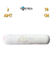 İzmir Fırça Kadife Moher Parmak Rulo Yedek - 10 cm - 2 Adet (Çok Renkli)