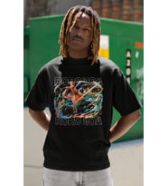 Tasarım Roronoa Zoro Baskılı Unisex Oversize One Piece Anime Dizi Karakter Tişört