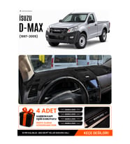 ISUZU D-MAX (2012-2019) Uyumlu Torpido Örtüsü Torpido Kılıfı - Siyah
