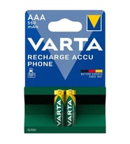Varta Ni-Mh 1.2 Volt 550 Ma HR03 AAA Şarjlı 2 Li İnce Kalem Pil 56663