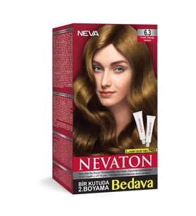 SAÇ BOYASI BİR KUTUDA 2 BOYAMA  6.3 FINDIK KABUĞU
