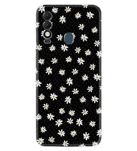 Spark 8T Kılıf Resimli Desenli Silikon Platinium Series Papatyalar 1866