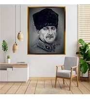 ÇERÇEVELİ ATATÜRK TABLO S192