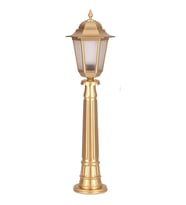 AVONNI BSU-68054-BSA-BOP Sarı Boyalı Dış Mekan Aydınlatma E27 Aluminyum Döküm Dip Polikarbon Cam 27cm