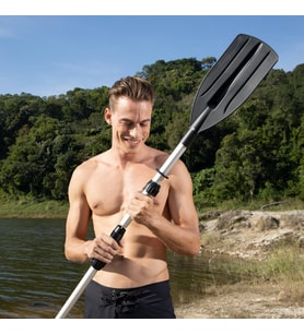 Bestway Fonksiyonel Alüminyum Kürek 145 Cm (62064), Siyah/Gri
