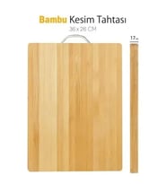 Metal Saplı Bambu Kesim Panosu