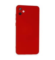 Samsung Galaxy A05 Kılıf Nano İçi Kadife Silikon - Kırmızı