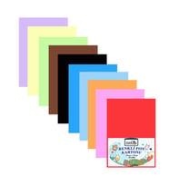 Fon Kartonu 10 Lu 25x35 Cm 1 Paket Arlantis 10 Renk Fon Kartonu 25*35 1 Paket (Çok Renkli)