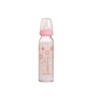 Bebedor Isıya Dayanıklı Cam Biberon 250 Ml - Pembe