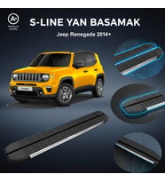 Jeep Renegade S-Line Premium Krom Yan Basamak 2014 Sonrası