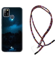 INFINIX Smart 4 5 6 Zero 8 S5 Pro Kılıf Boyun Asklı Rasta Silikon Gece 1633