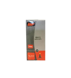 Loop İç Lastik 700x28-38 Uzun Oto Sibop Av48Mm (Siyah)