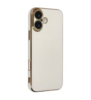 İphone 16 Kılıf Volet Silikon - Beyaz