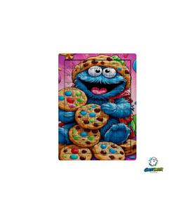Kurabiye Canavarı 99 Parça Ayaklı Puzzle – Dekoratif Çocuk Yapbozu 0219