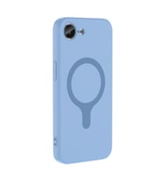 iPhone 17E Kılıf M-Safe Şarj Özellikli Aris Silikon Kılıf Baby Blue