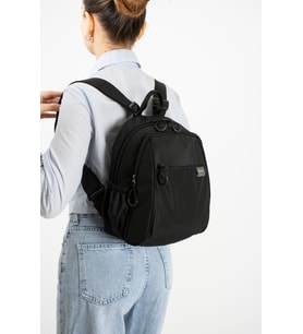 Kadın Sırt Çantası Ultra Hafif Paraşüt Kumaş Su İtici Kumaş Günlük Sırt Çantası Ölçüsü 30*24 Cm