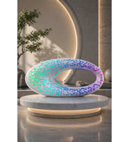 Glr 2071 Max Renkli Bluetooth Hoparlör - Işıklı Taşınabilir Radyolu Speaker