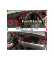 Renault Symbol Airbagsiz Torpido Koruması / Halısı / Örtüsü