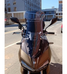 MOTOCAM Yuki Adventure 150 Ön Cam 2023-2026 Model 75cm Füme Renkli 4mm UZUN