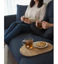 Koltuk için Dekoratif ve Kulllanışlı Modern Servis , Sunum Sehpası