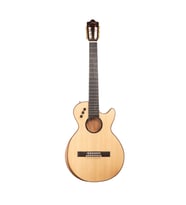 SMIGER LE-C1 N 40" İNCE KASA KESİK ELEKTRO KLASİK GİTAR NATURAL