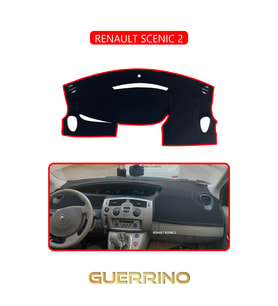 RENAULT SCENIC 2TORPİDO KORUMA HALISI KIRMIZI KENAR
