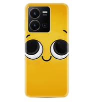 Vivo Y35 Kılıf Resimli Desenli Silikon Platinium Series Yellow 1831