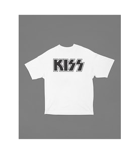Rock Metal Müzik Grubu Kiss Yazılı Oversize Unisex Tişört