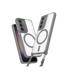 Samsung Galaxy S23 Kılıf Enka Magsafe Silikon Kılıf - Titan Gri