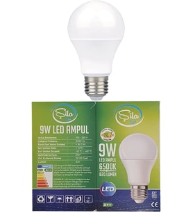 Şila Led  9W LED Ampul 6500K