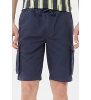 Lacoste Men's Regular Fit Cotton Bermuda Shorts Erkek Kargo Cepli Bermuda Şort Lacivert