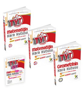 YKS-TYT Matematik 1.-2.Cilt ve Geometrinin Kara Kutusu Konu Ö. Dijital Ç. Soru B (Beyaz)