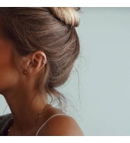 8 mm Gold Cerrahi Çelik Düz Halka Tragus Piercing Helix Kıkırdak Rook Daith Dudak Burun (Çok Renkli)