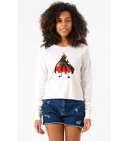 One Piece Anime Sanji Ekstra Uzunkol Sweatshirt Ekru