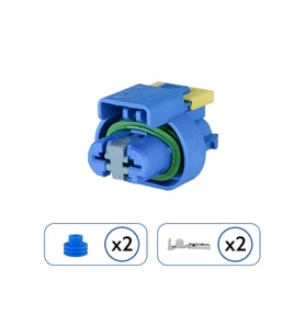 Fan Motor Soketi Mavi 2 Pin Kablosuz