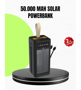 Güneş Enerjili Dijital Göstergeli Taşınabilir Güç Kaynağı