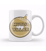 Yılbaşı Yeni Yıl Konseptli Mutlu Yıllar Hediye 09 Kupa Bardak Porselen