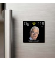 Oganesson (Oganesson) Elementi – Buzdolap Magneti – 9x9 cm