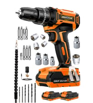 Hard-x Darbeli 256 Vf 20ah 2 Akülü Vidalama Matkap