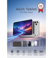Torima Android Tablet Kalem Klavye Mouse Full Set SIM Kartlı BTK Kayıtlı 10.1 İnç T17 Pro Max Gümüş