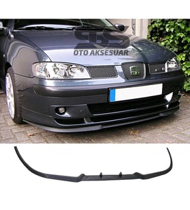 Seat Ibiza Mk3 Cupra R Uyumlu Ön Lip Mat Siyah Ön Tampon Lip
