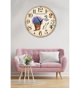 Bilge Retro Tasarımlı Duvar Saati 35 X 35 Cm